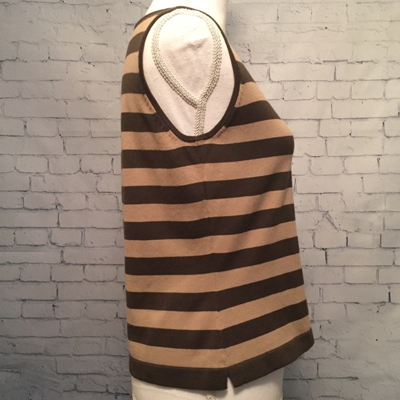 Jones New York Striped Knit Tank Size Medium - Picture 3 of 8